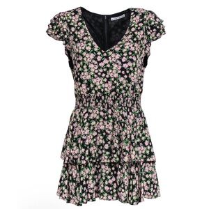 Alice and Olivia Mariska floral romper